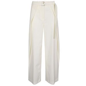 Erika Cavallini Women Wool Twill Amelia Trousers